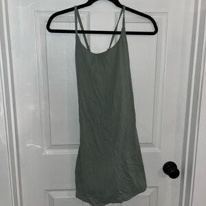 Halara exercise dress, green, size M